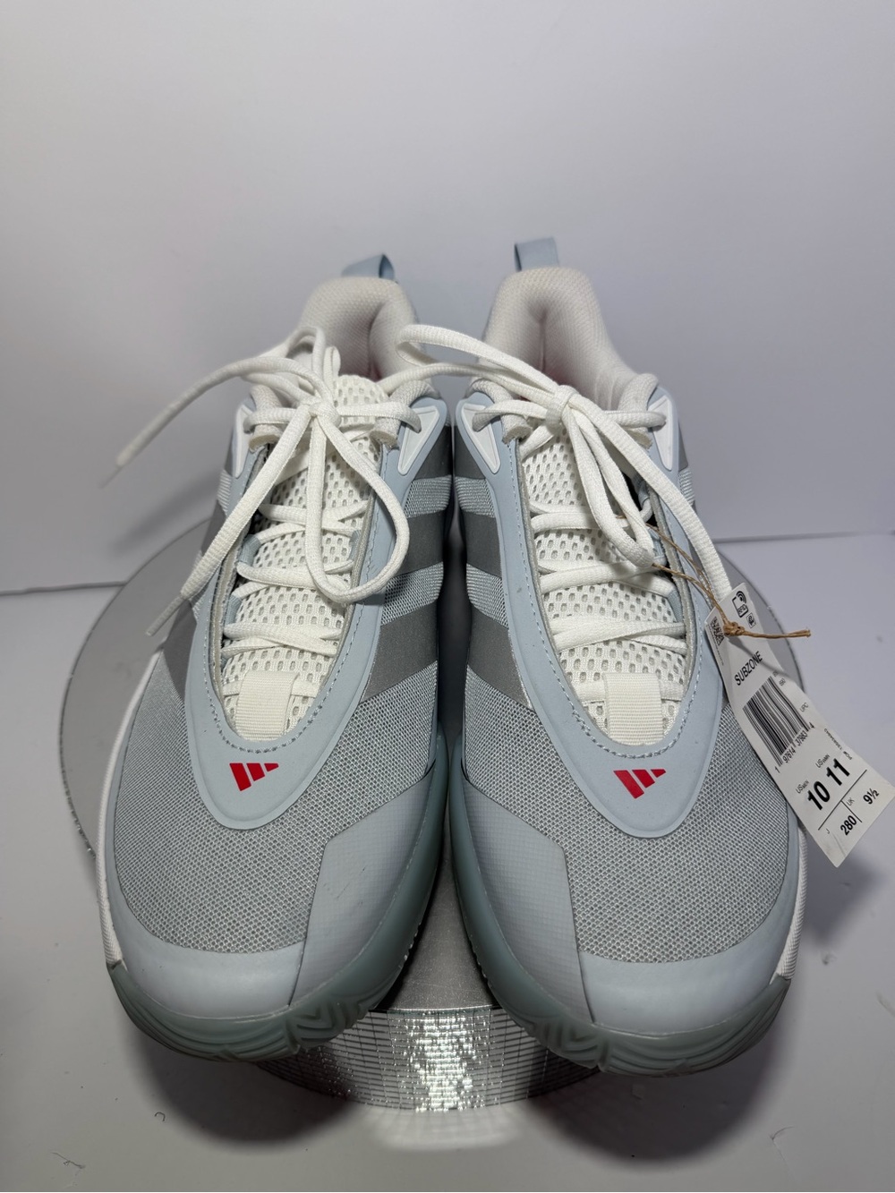 adidas Men's Athletic Sneakers - White & Light Blue Gray size 10 NWT